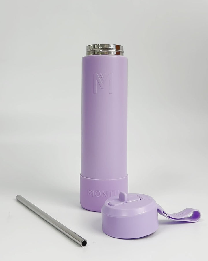 MontiiCo 700ml Fusion Drink Bottle Sipper - Lilac