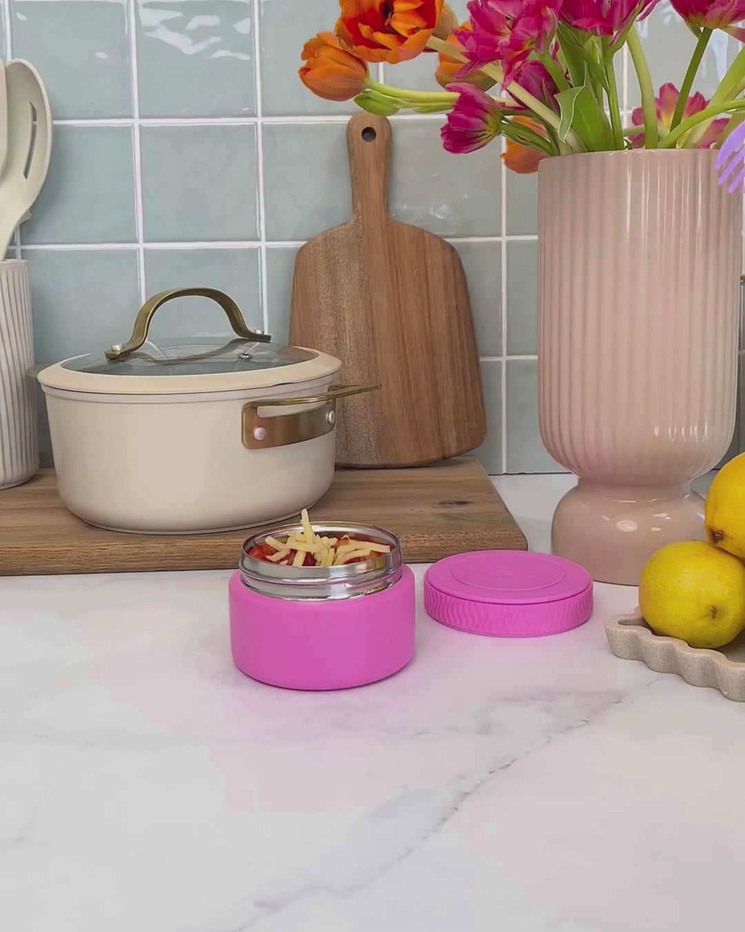 MontiiCo Insulated Mini Food Jar - Floss