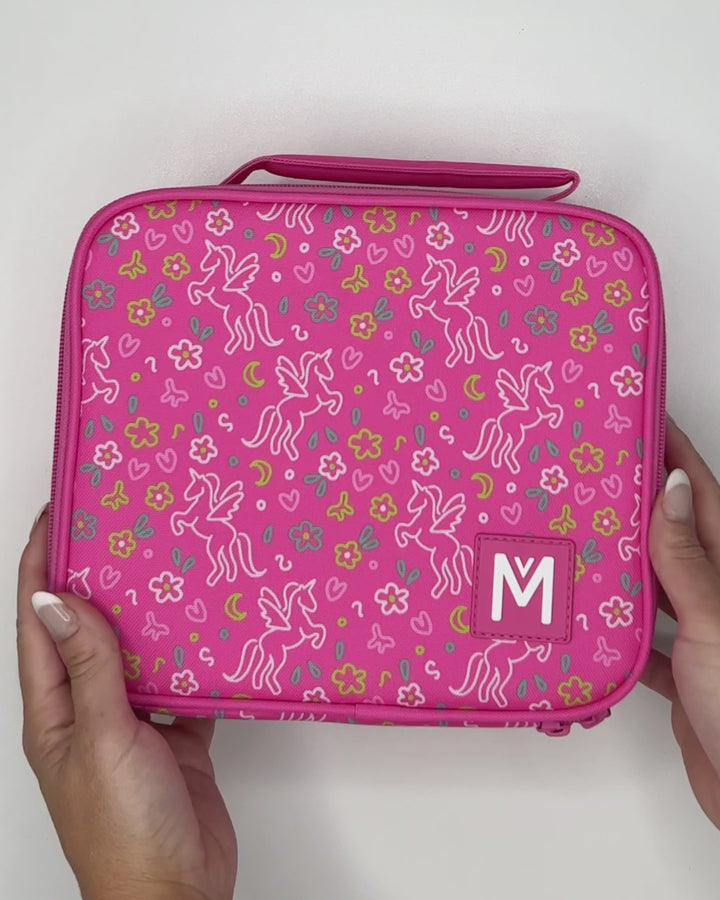 MontiiCo Medium Insulated Lunch Bag - Unicorn Magic - Clearance