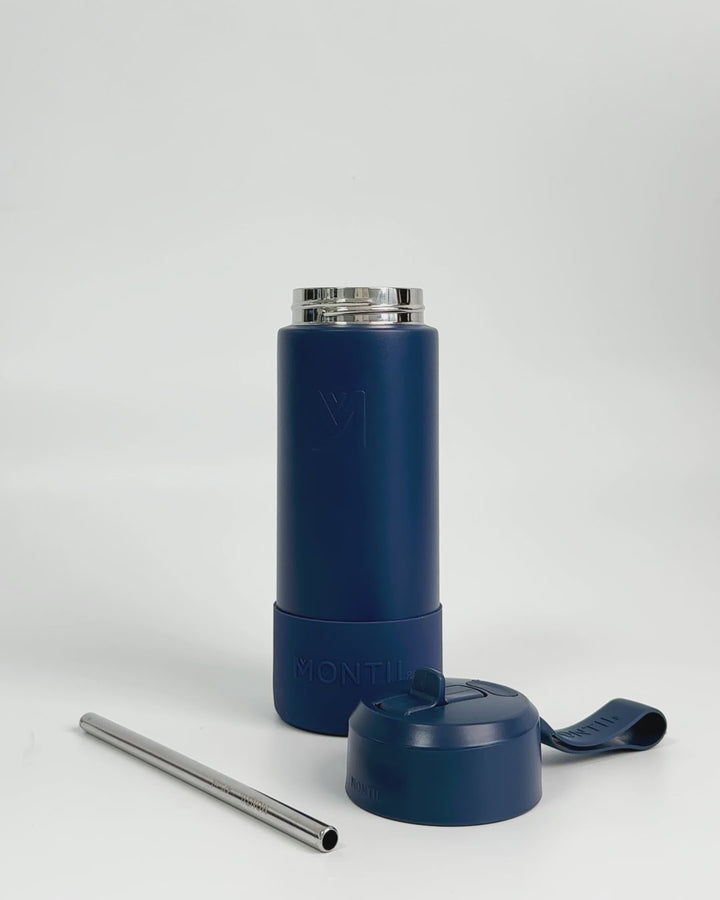 MontiiCo 475ml Fusion Drink Bottle Sipper - Navy