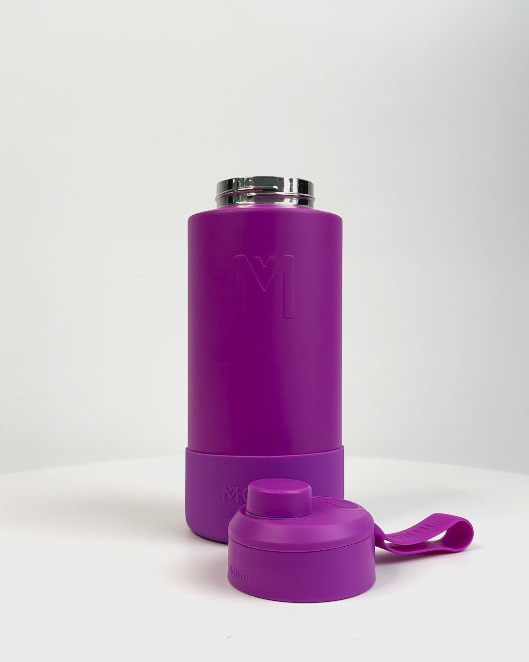 MontiiCo 1L Fusion Drink Bottle Screw Top - Fuchsia