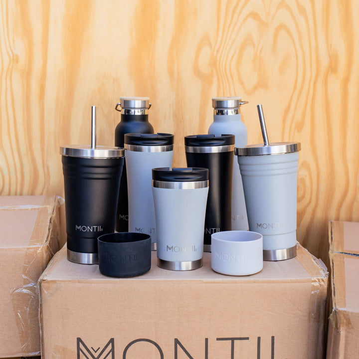 MontiiCo Regular Coffee Cup - Chrome