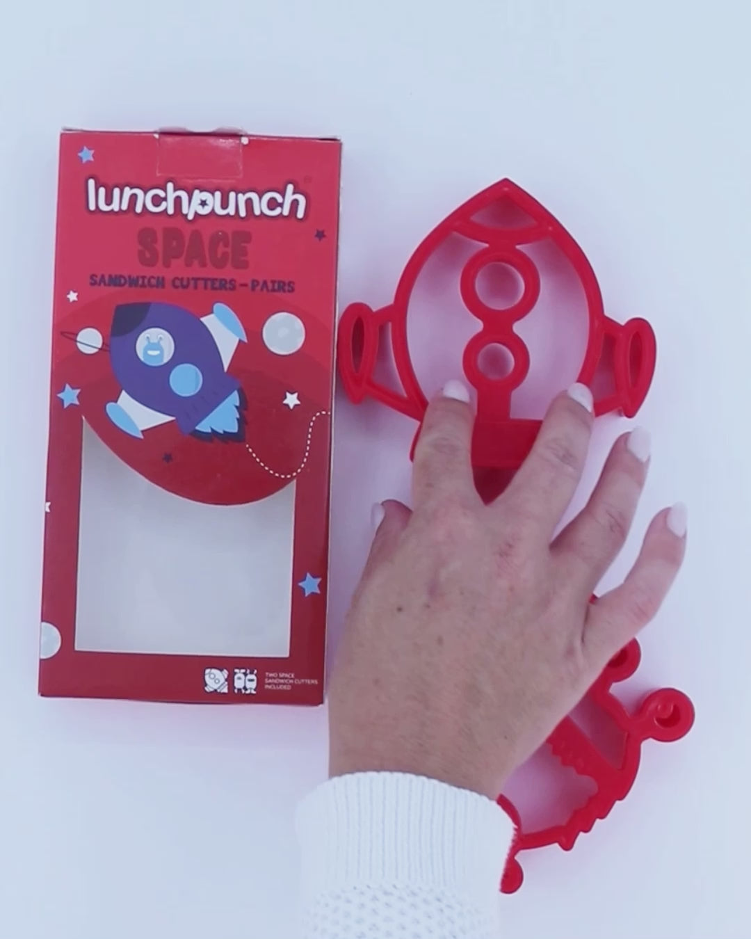 Lunch Punch Sandwich Cutters - Space