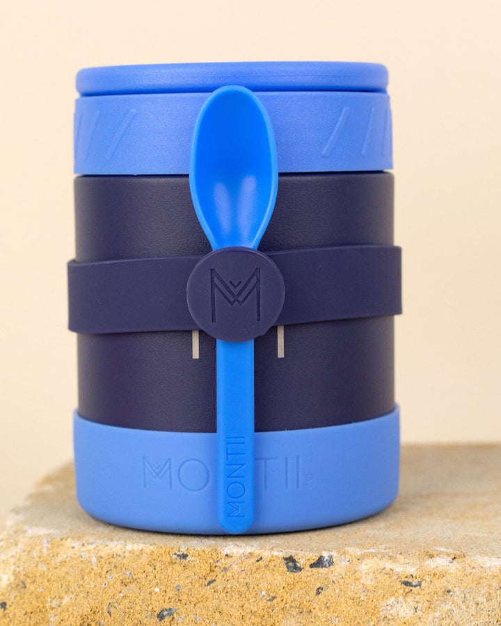MontiiCo Food Jar Cutlery Band - Cobalt